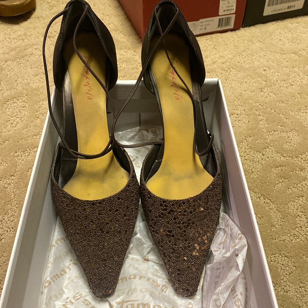 Foot Petals heels in excellent condition!